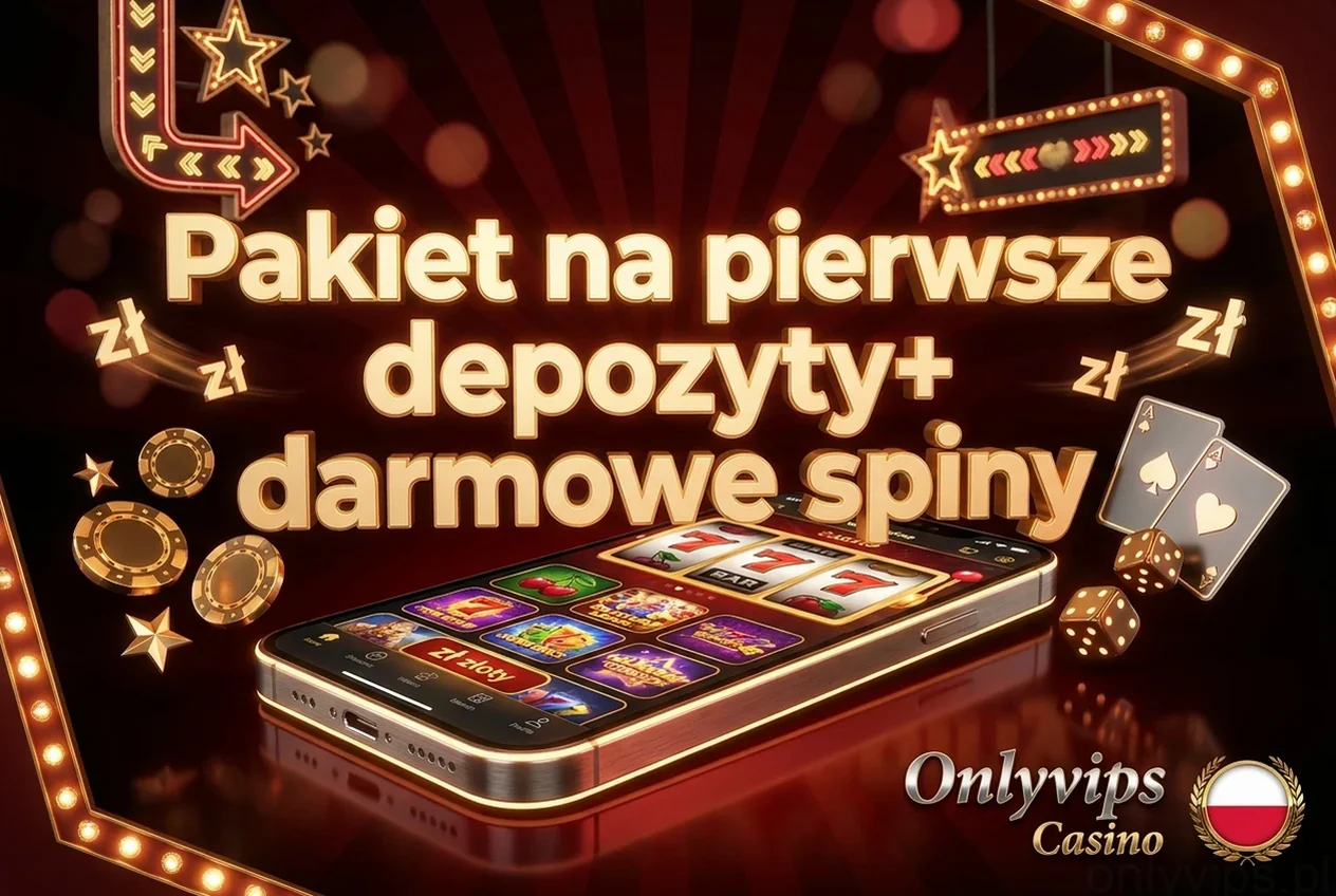 Pakiet na pierwsze depozyty+ darmowe spiny